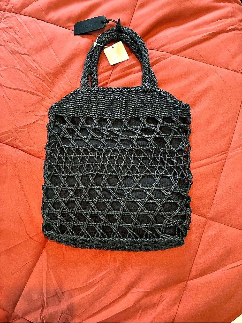 Polo Sport Black Woven Tote